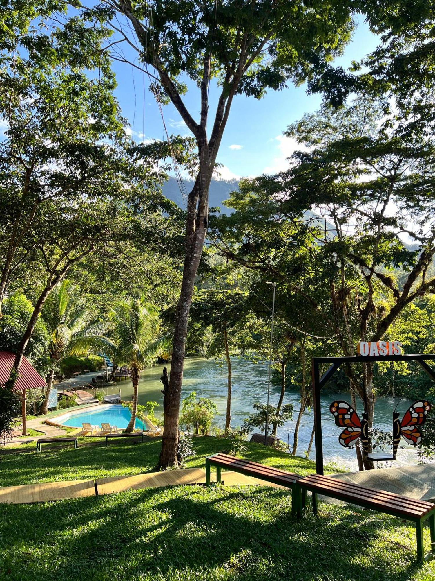 Albergue Oasis The Traveler Lanquín Exterior foto